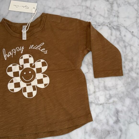 NWT RYLEE + CRU HAPPY VIBES TSHIRT 3/6M - Picture 3 of 7